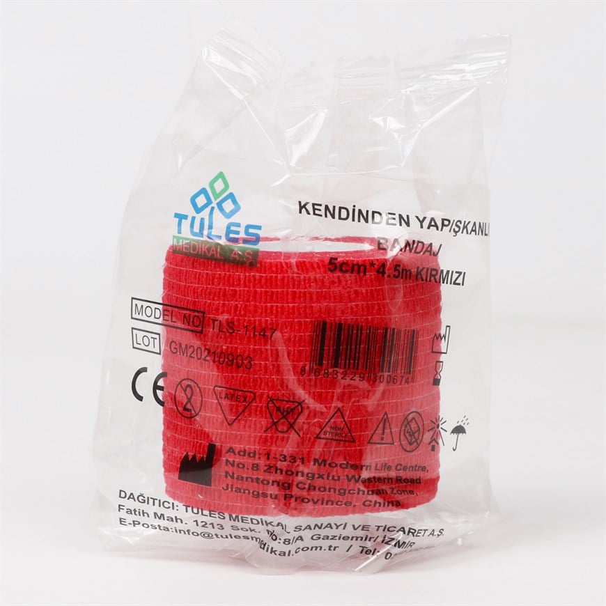 Tules Kendinden Yapışkanlı Bandaj 5 CM*4,5M