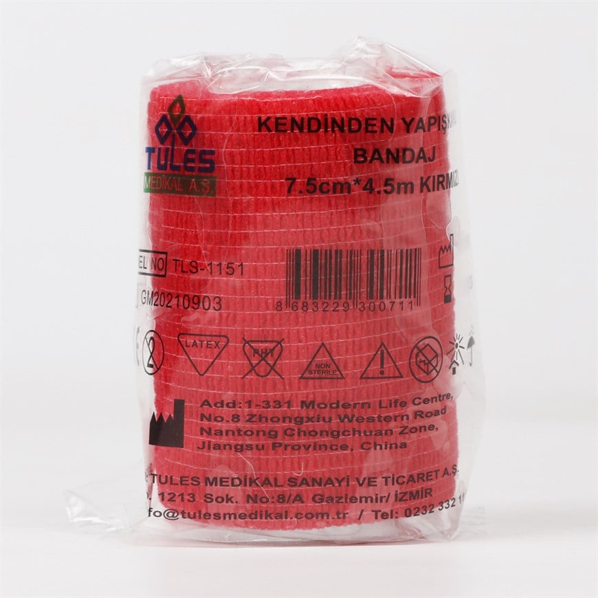 Tules Kendinden Yapışkanlı Bandaj 7,5 CM*4,5M