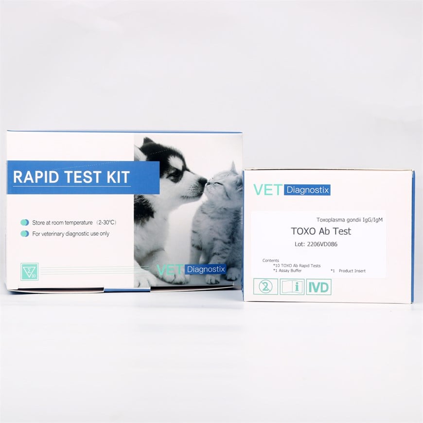 Vet Diagnostix Toxoplazma Gondii IgG/IgM Ab 10'lu Paket