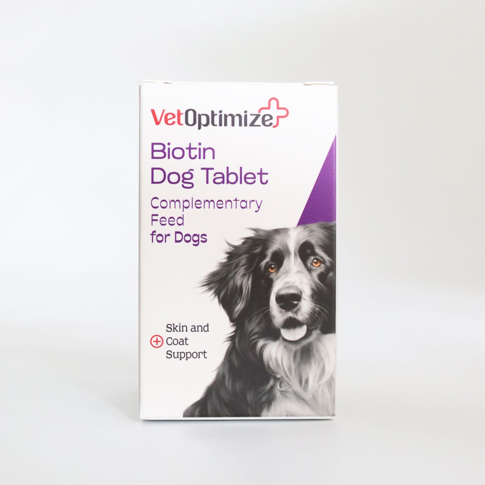 VetOptimize Biotin Dog (Yavru ve Yetişkin Köpekler İçin Deri ve Tüy Desteği) 75 Tablet