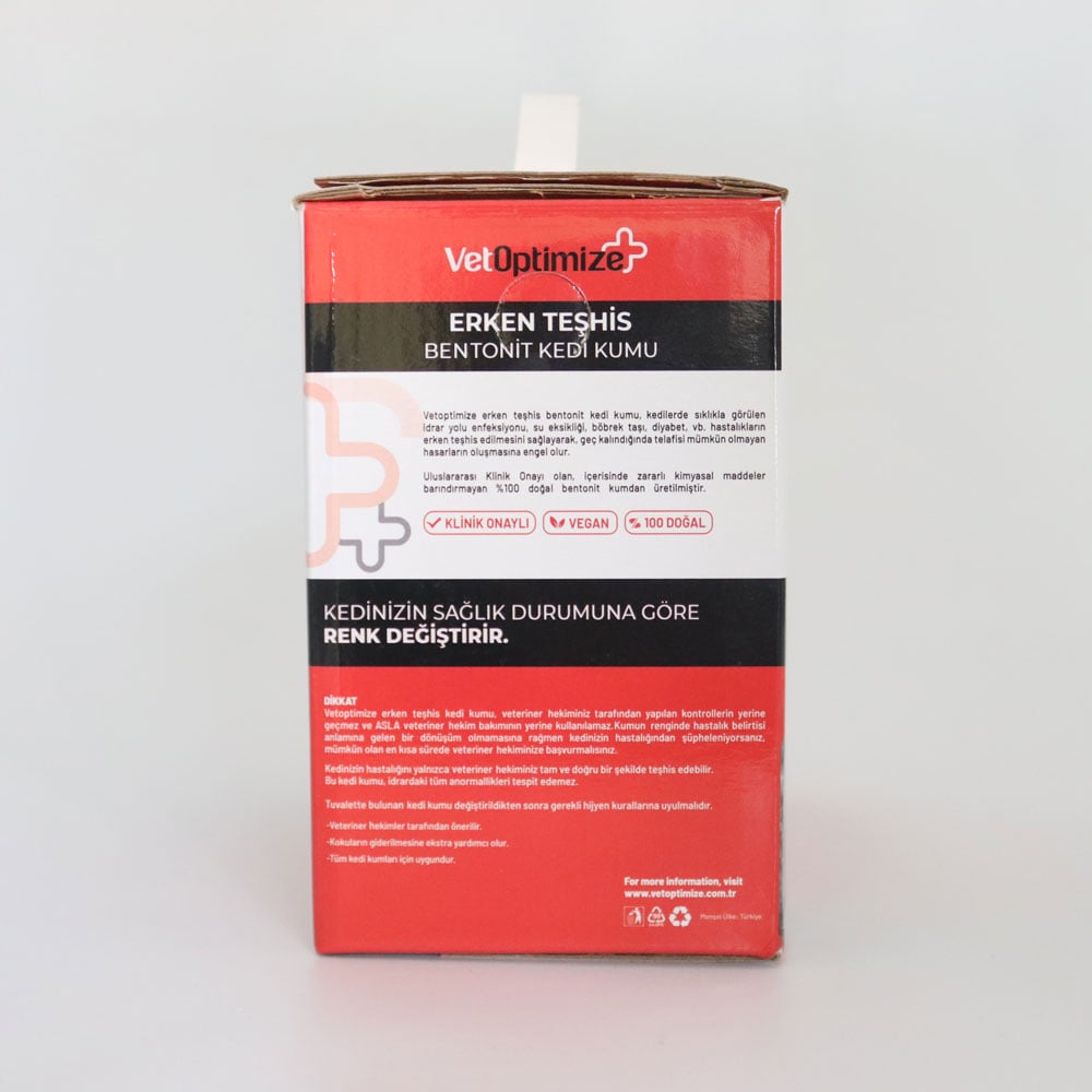 VetOptimize Erken Teşhis Kedi Kumu 2,5 L (2,2 KG)