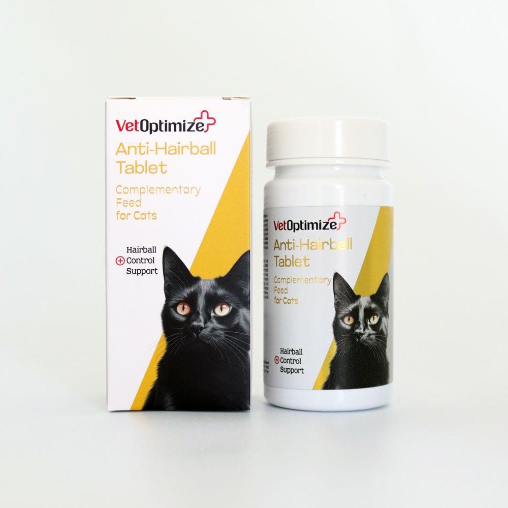 VetOptimize Kediler İçin Anti Hairball (Tüy Yumağı Önleyici Anti- Hairball) 90 Tablet