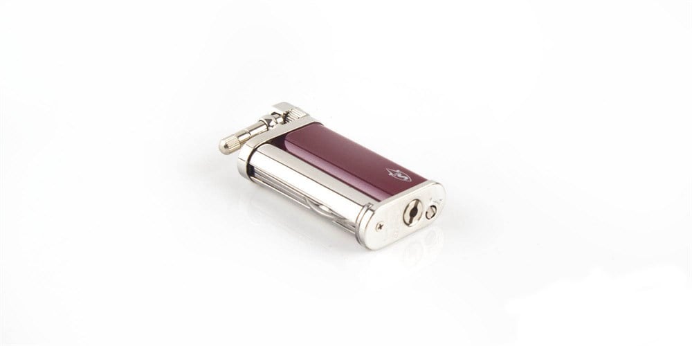 SAVINELLI LIGHTER LAQUERED BURGUNDY-A66LAC-BOR