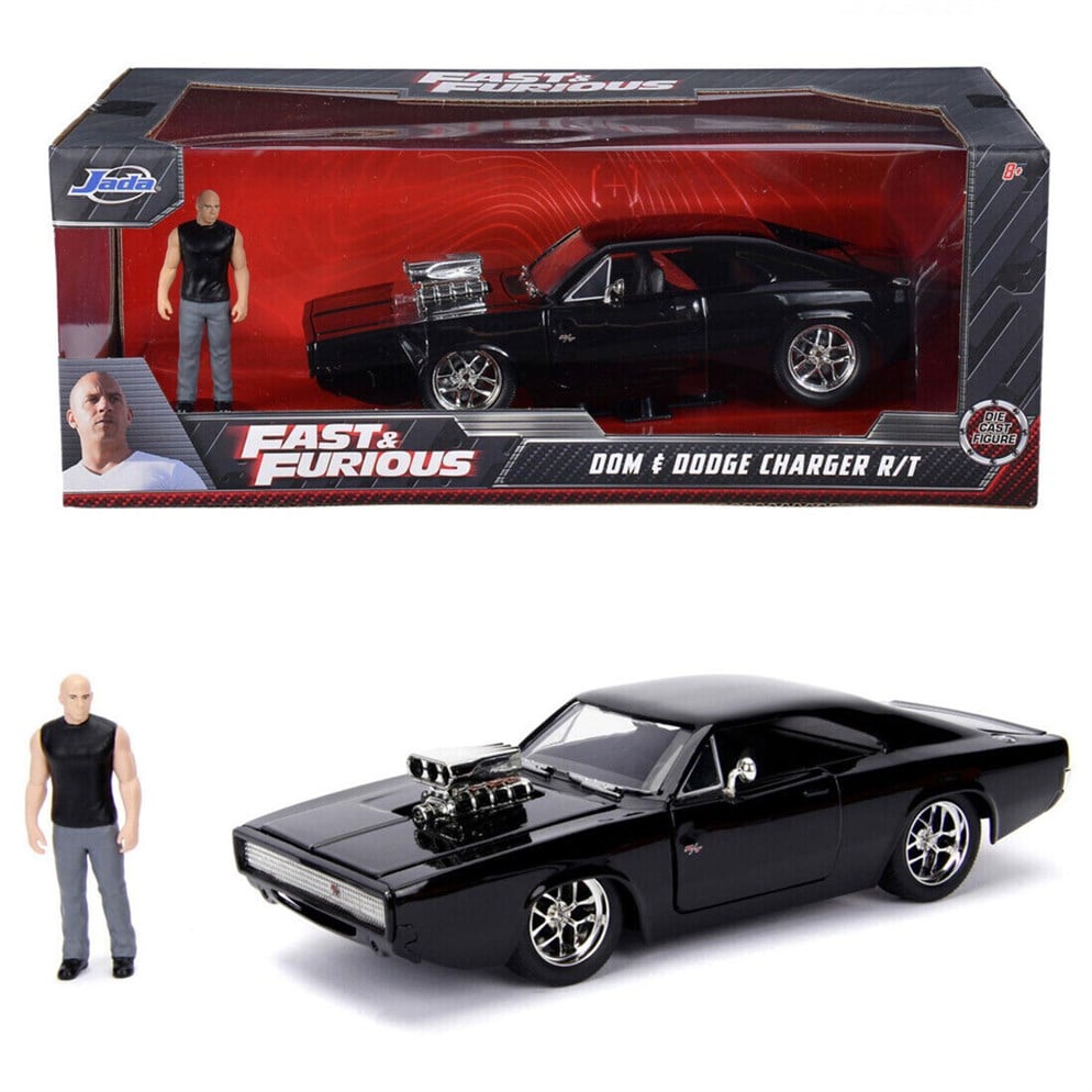 1:24 Hızlı ve Öfkeli Fast & Furious Dom 1970 Dodge Charger R/T Model Araba