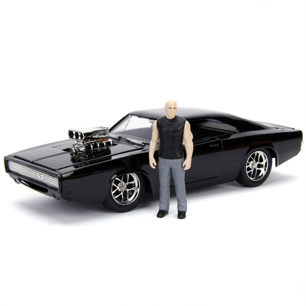 1:24 Hızlı ve Öfkeli Fast & Furious Dom 1970 Dodge Charger R/T Model Araba