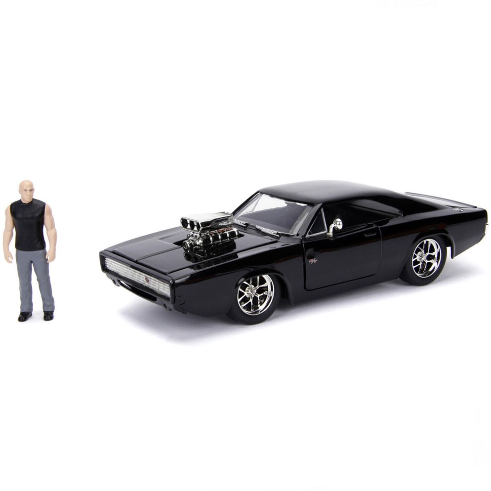 1:24 Hızlı ve Öfkeli Fast & Furious Dom 1970 Dodge Charger R/T Model Araba