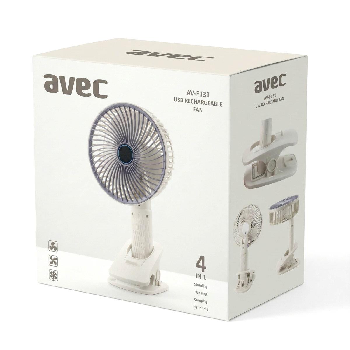AVEC AV-F131 USB ŞARJLI FAN