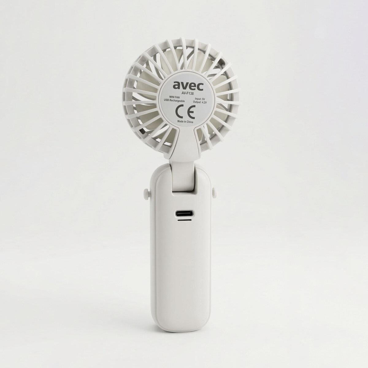 AVEC AV-F138 USB ŞARJLI MİNİ FAN