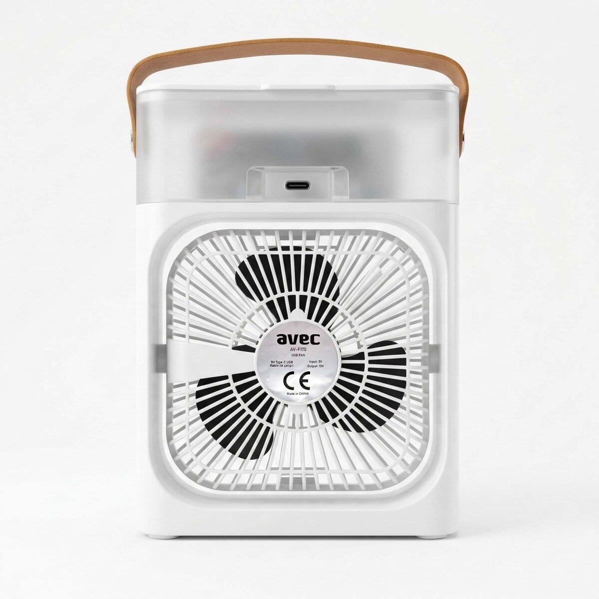 AVEC AV-F170 SU SPREYLİ USB MİNİ FAN