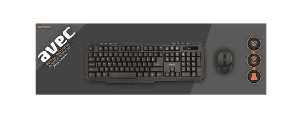 AVEC AV-WK028 Kablosuz Klavye Mouse Seti