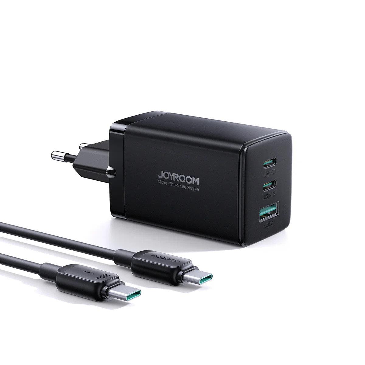 JOYROOM JR-TCG01 65W 2C1A FAST CHARGER+100W C TO C CABLE