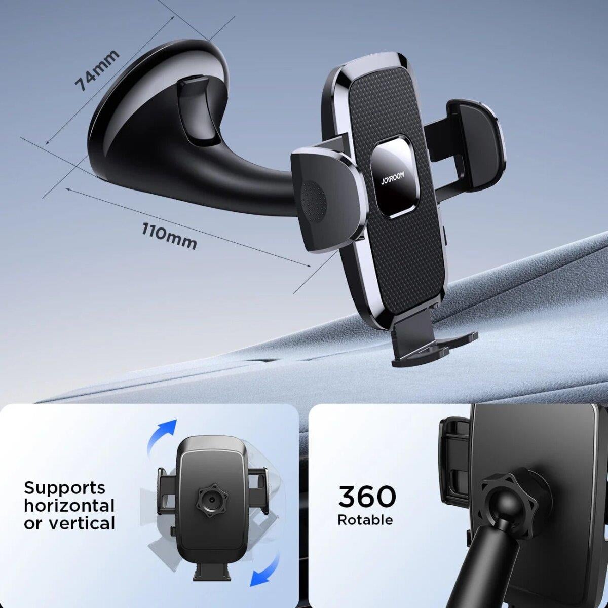 JOYROOM JR-ZS259 MECHANICAL CAR HOLDER BLACK