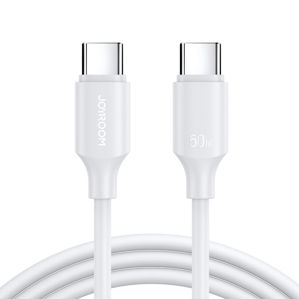 JOYROOM S-CC060A9 60W TYPE C-TYPE C 0.25M-WHITE