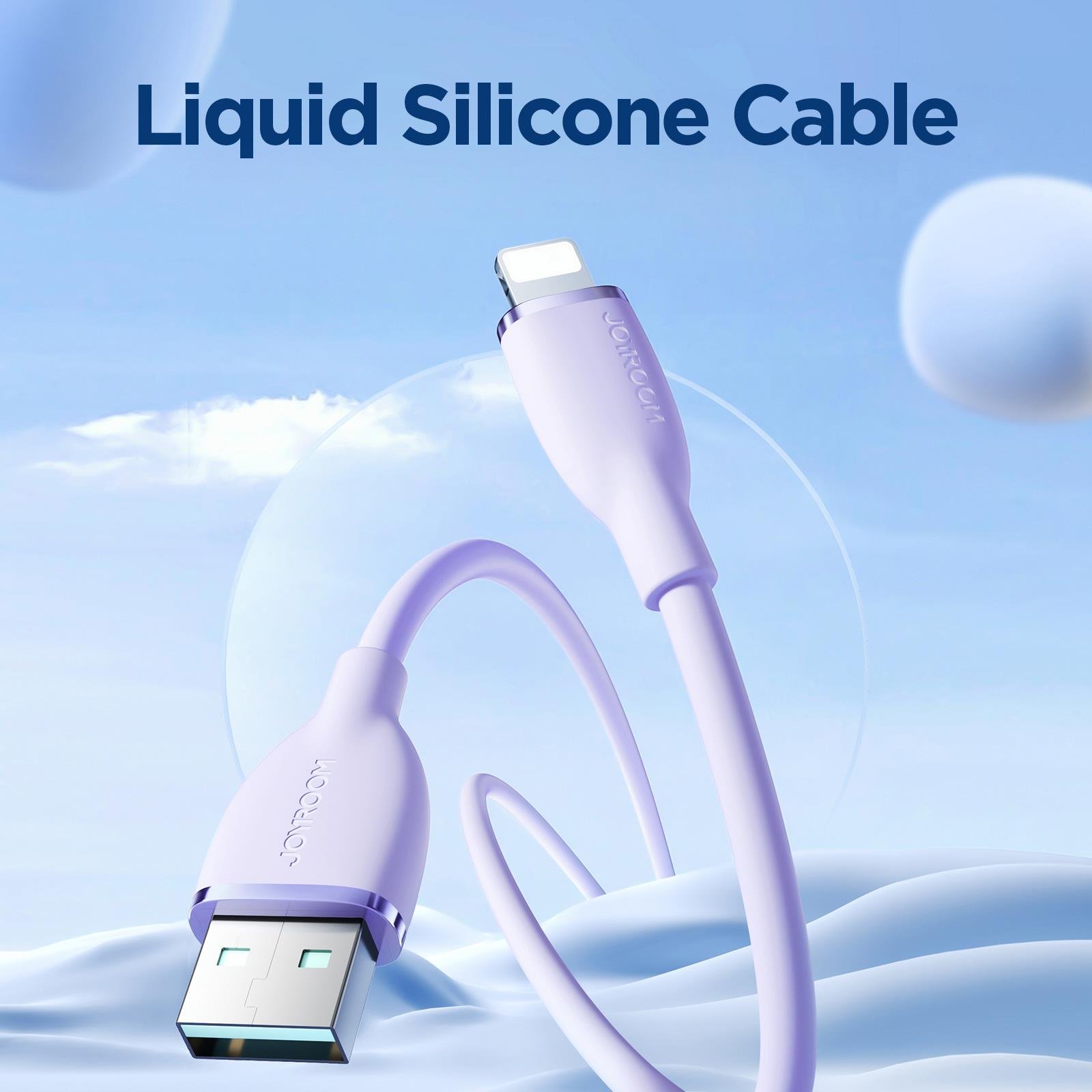JOYROOM SA29-AL3 3A USB A-LIGHTNING 1.2M-PURPLE