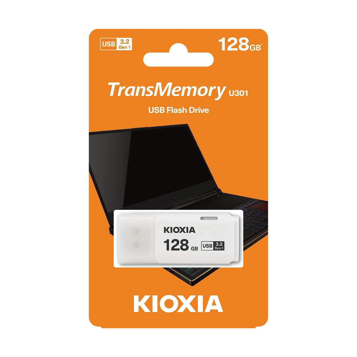 KIOXIA 128 GB U301 BEYAZ USB 3.2 GEN 1 BELLEK