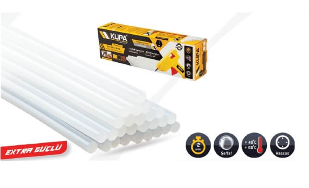 Kupa 1KG Kalın Mum Şeffaf Silikon (11,2mmx30cm)