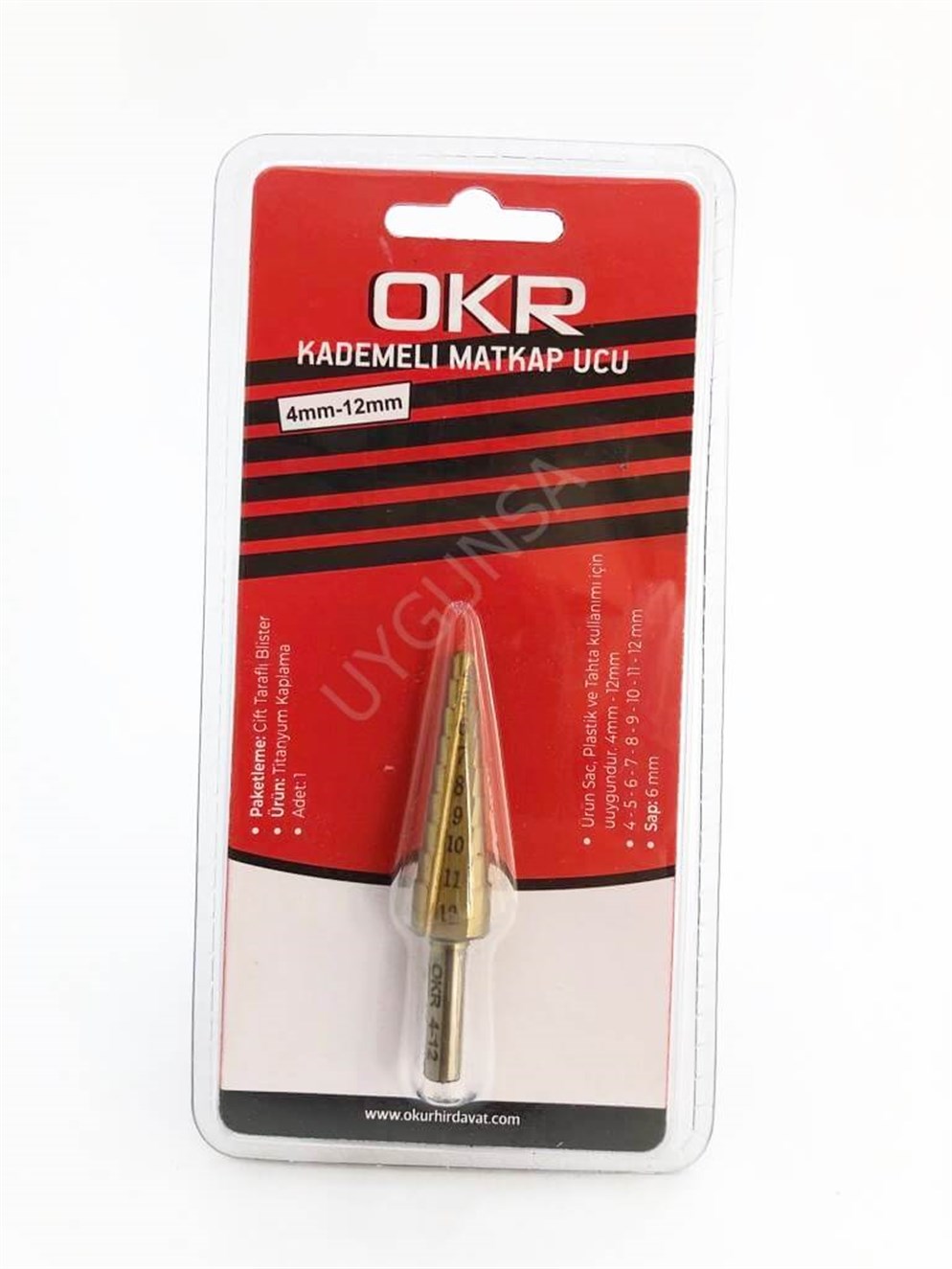 OKR 4 - 12 MM Kademeli Matkap Ucu