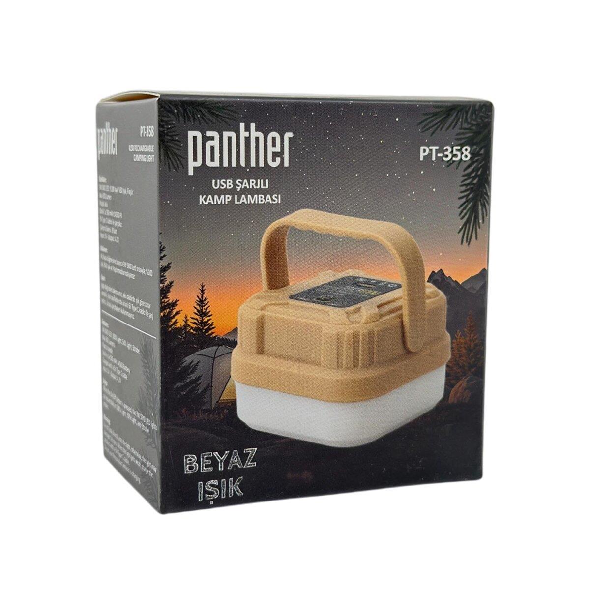 PANTHER PT-358 USB ŞARJLI KAMP LAMBASI
