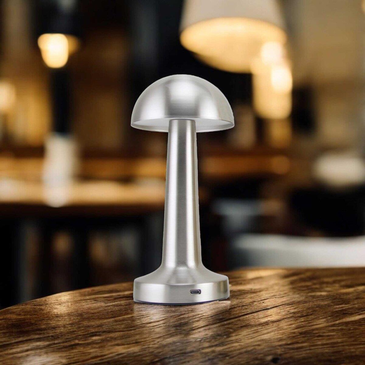 PANTHER PT-700 SILVER USB ŞARJLI MASA LAMBASI