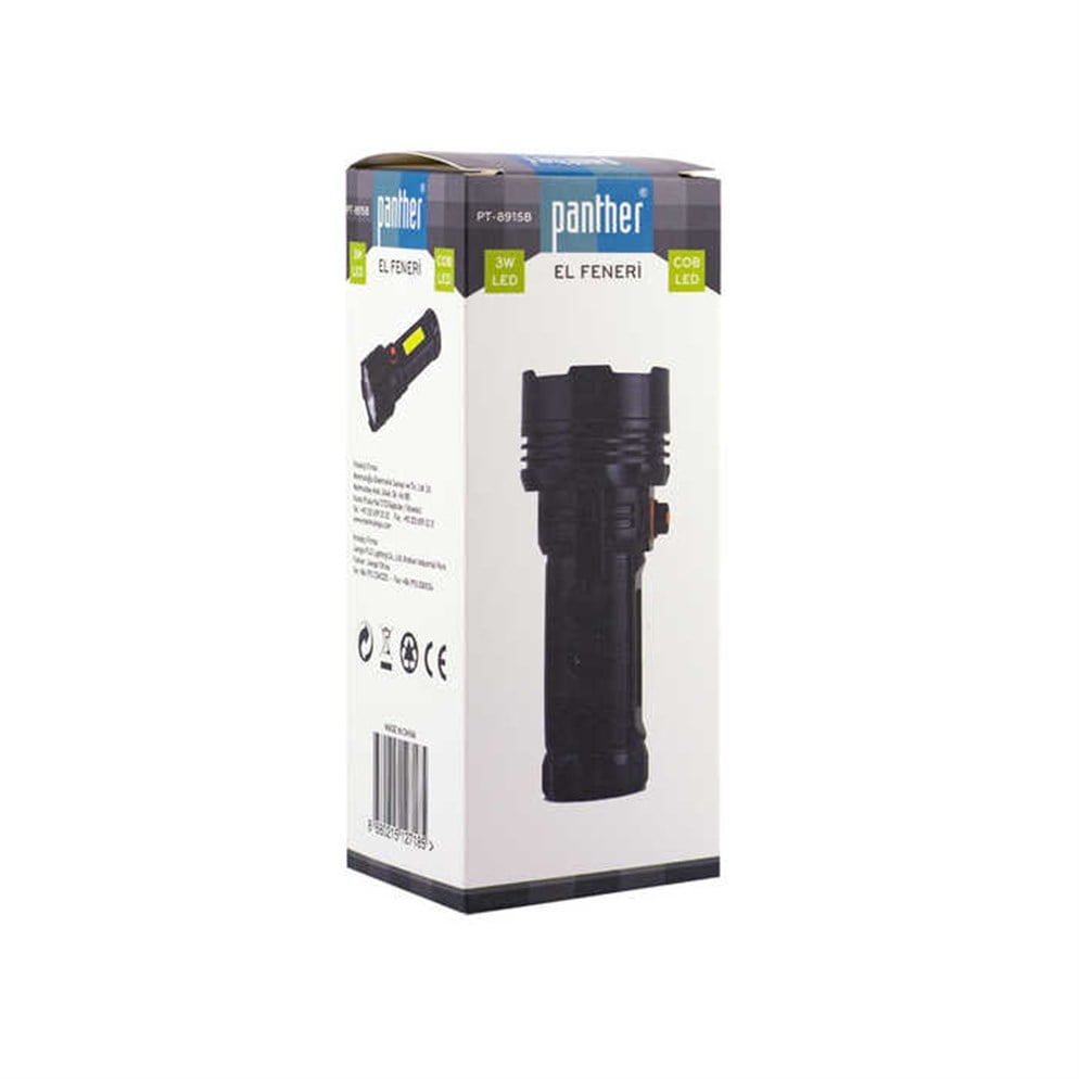 PANTHER PT-8915B 3W USB ŞARJLI FENER