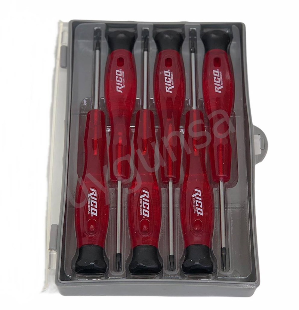 Rico 6 Parça Saatci Tornavida Seti Takımı 50 MM