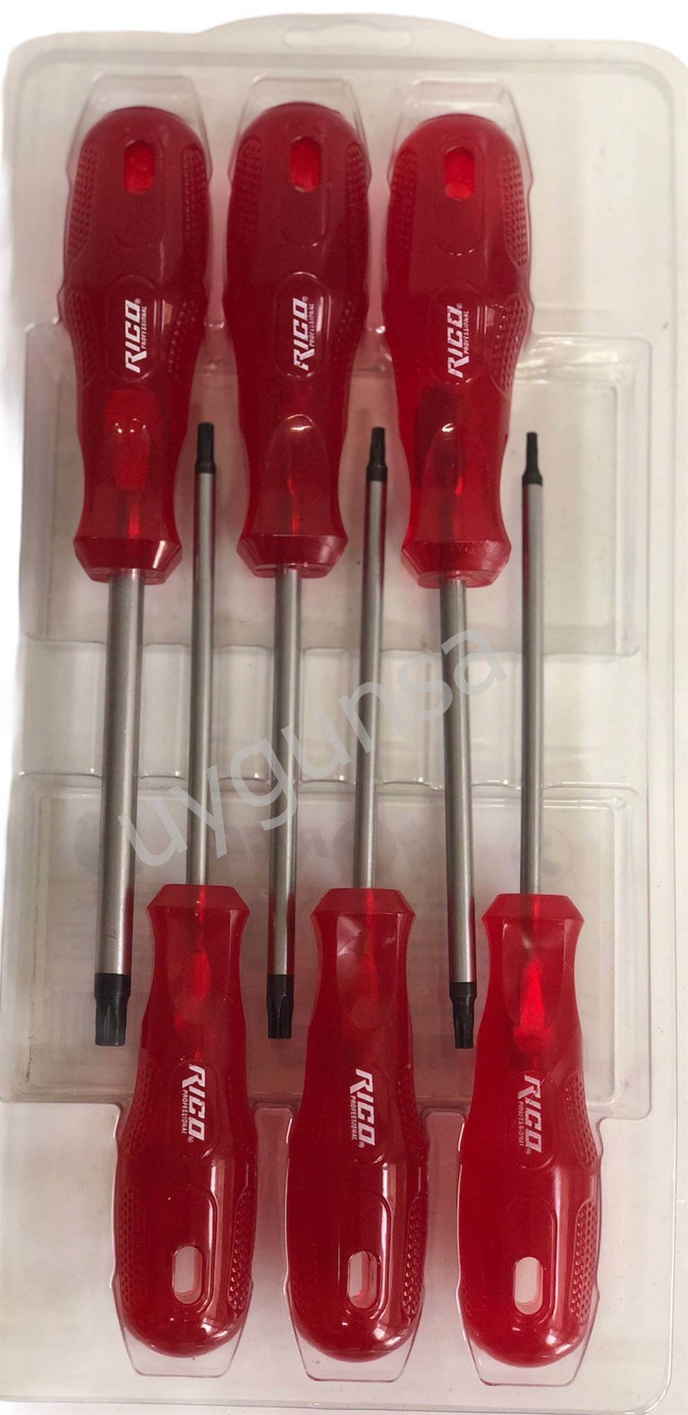 Rico 6PC Torx Star Tornavida