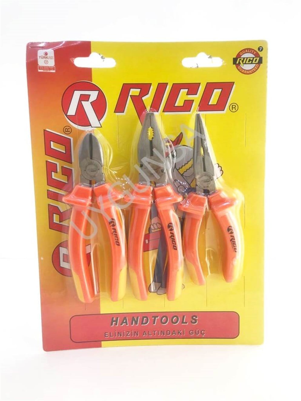 Rico Ofset Elektrikçi Pense Seti 3 Parça