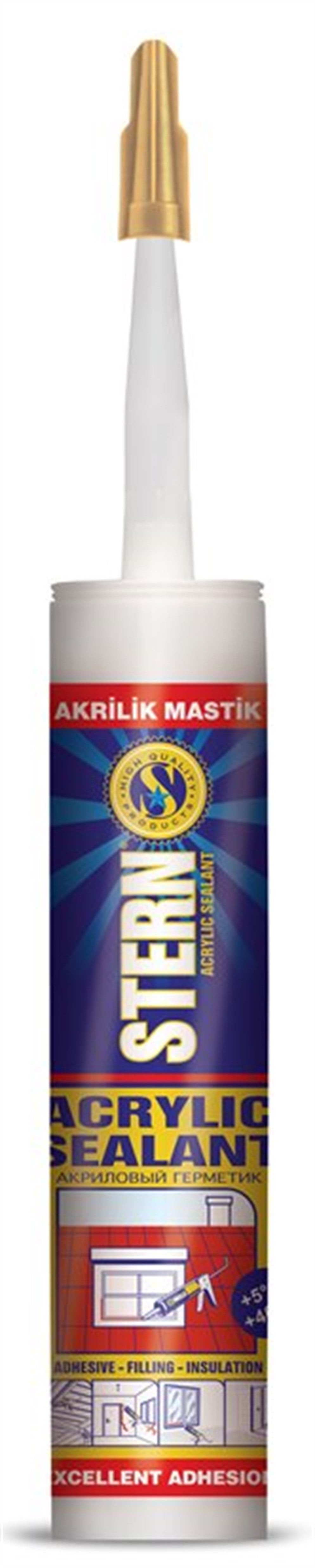 Stern 24 Adet Akrilik Beyaz Mastik 450GR (1Koli)