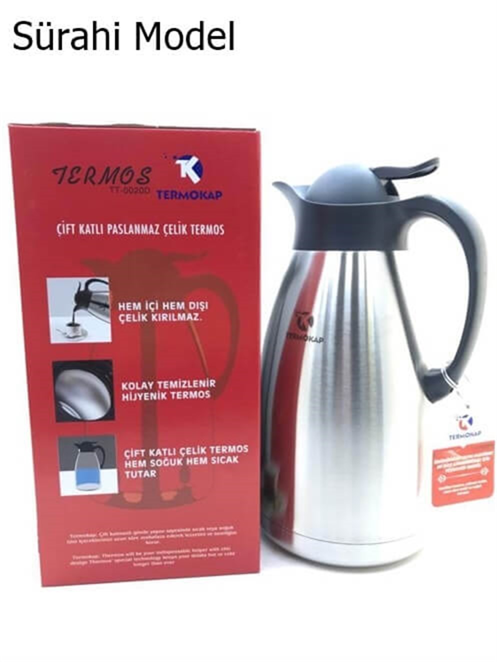Termokap 2.0 LT Çift Katlı Paslanmaz Çelik İçecek Termos