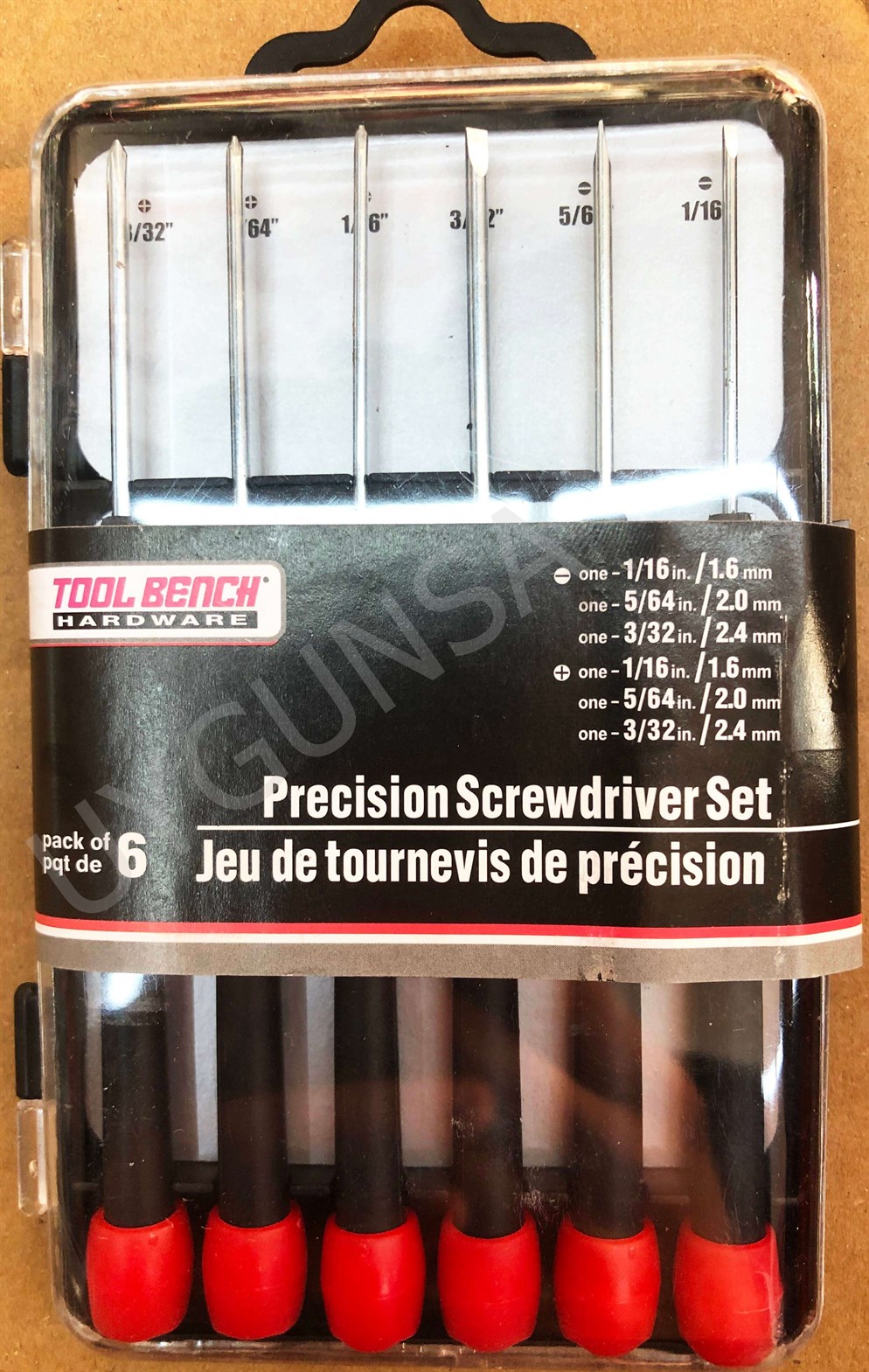Toolbench 6 Parça Saatci Tornavida Takımı Seti
