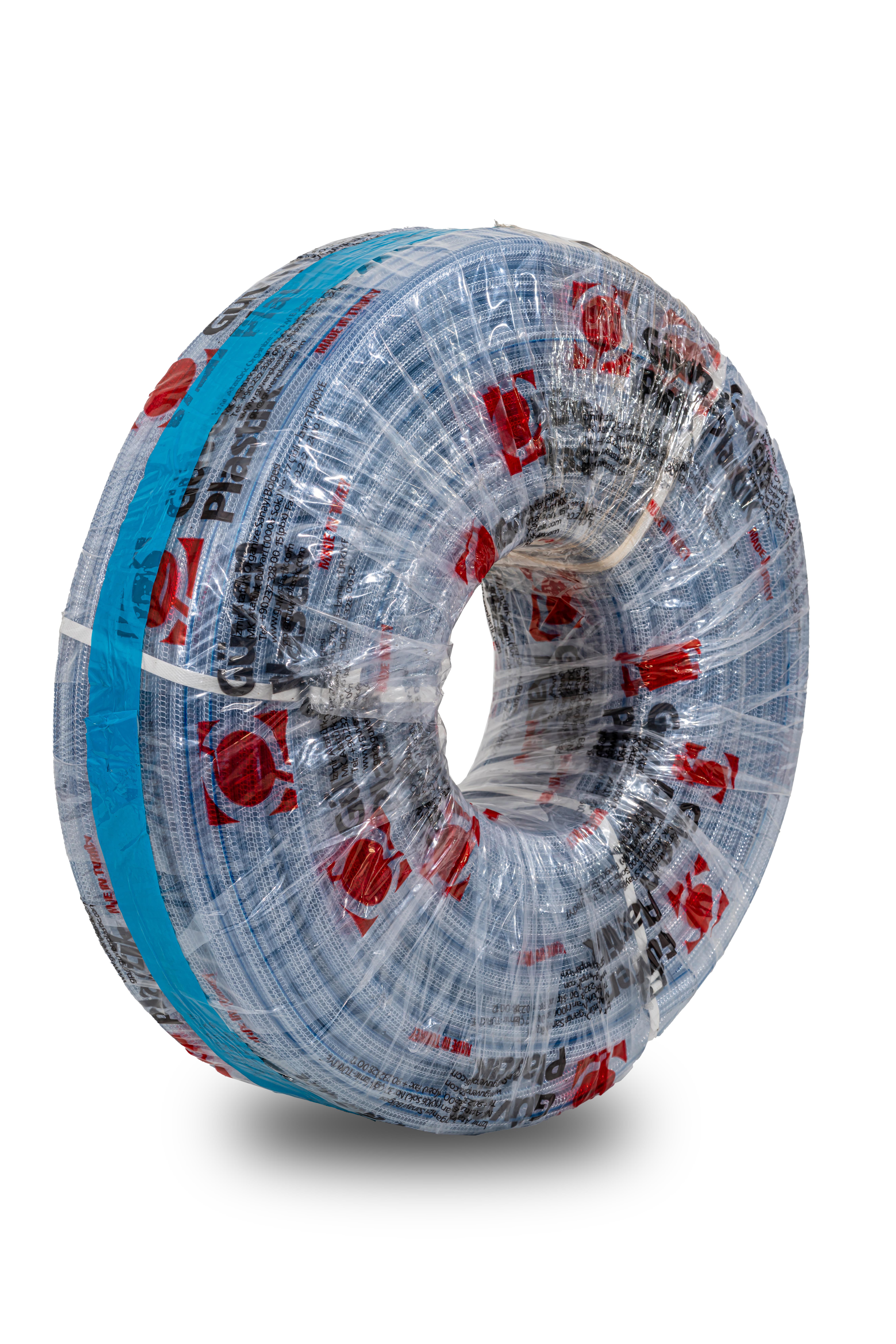 3/4 ÖZEL GÜVEN ÖRGÜLÜ ŞEFFAF HORTUM(100 Metre)