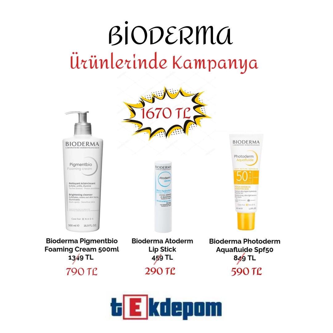 Bioderma Pigmentbio + Lipstick + Aquafluide