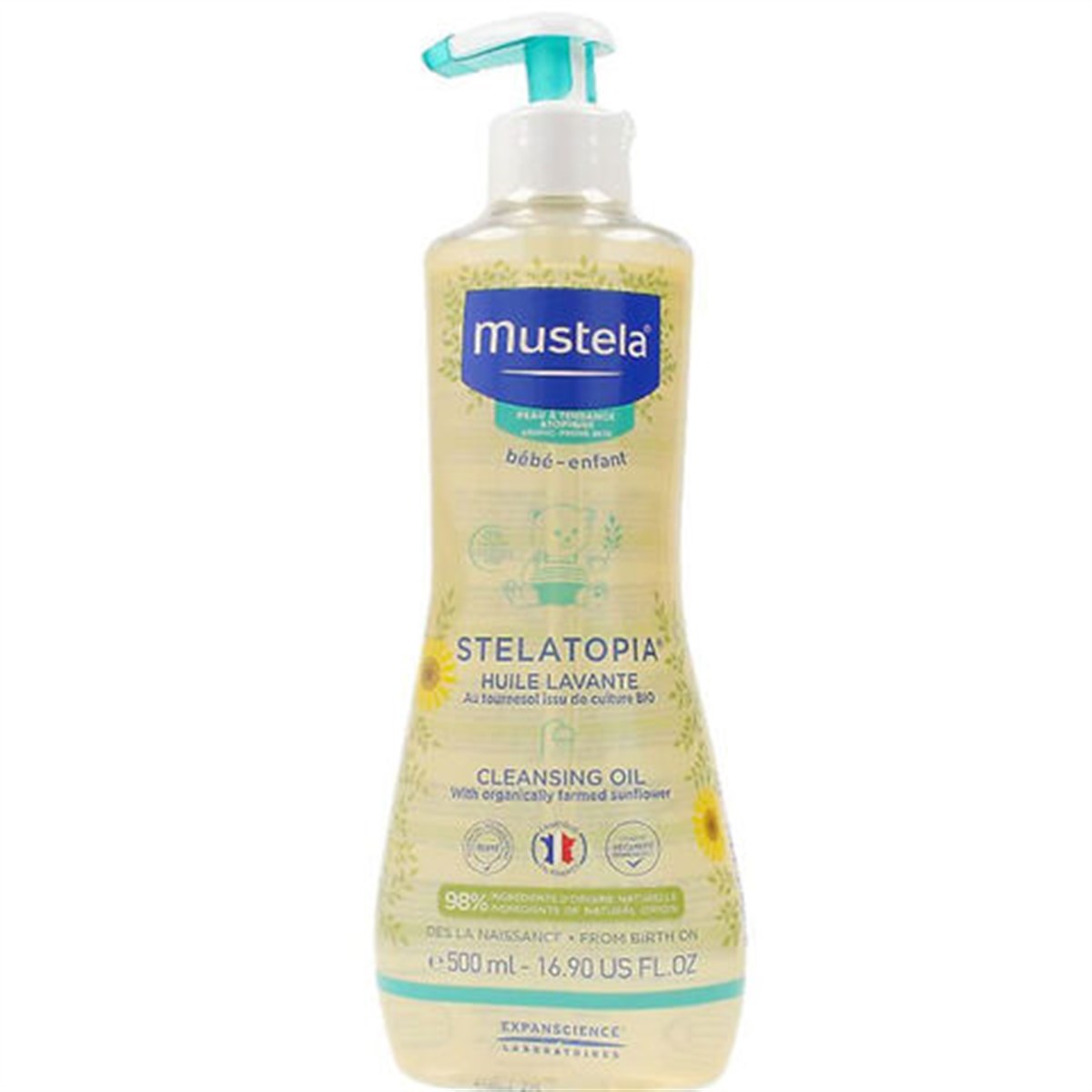 Mustela Stelatopia Temizleme Yağı 500 ml