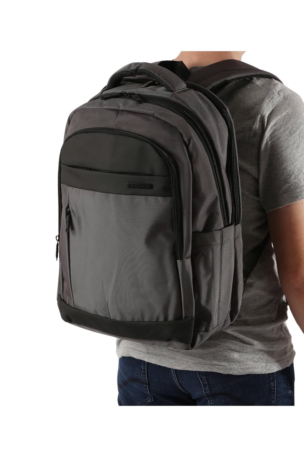 DAVID JONESErkek Sırt Çantası Koyu Gri