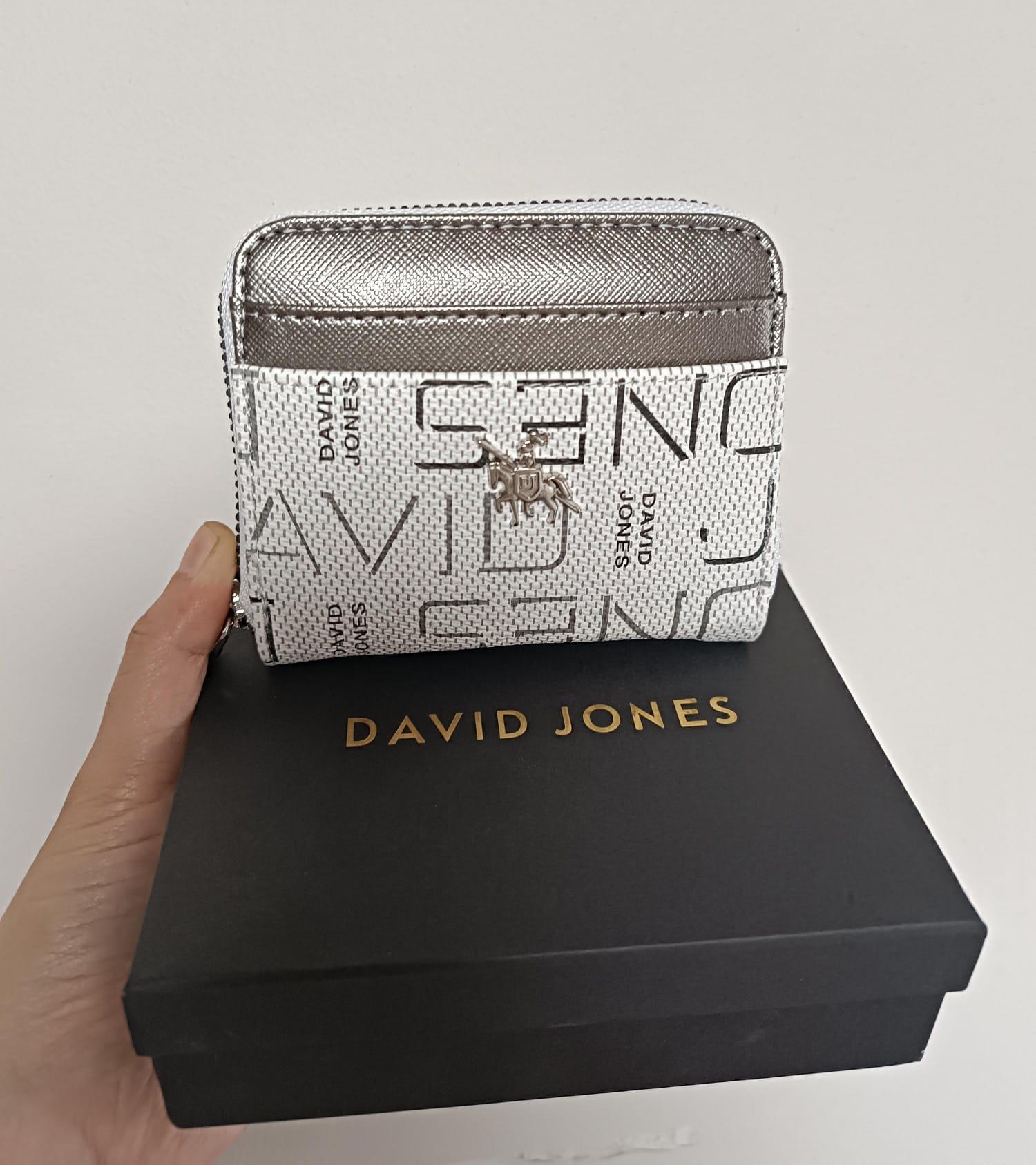 DAVID JONESKadın El Cüzdanı Beyaz