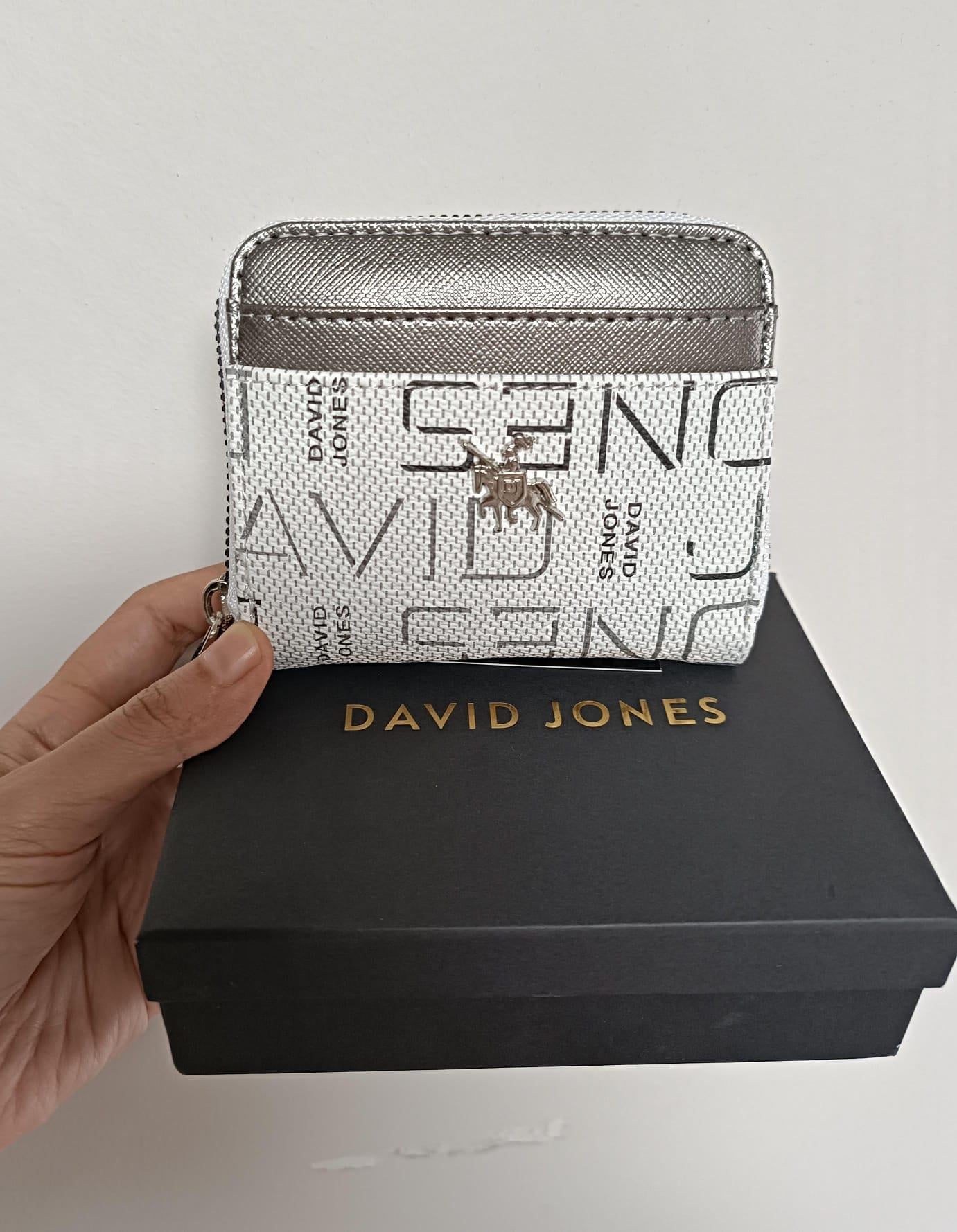 DAVID JONESKadın El Cüzdanı Beyaz