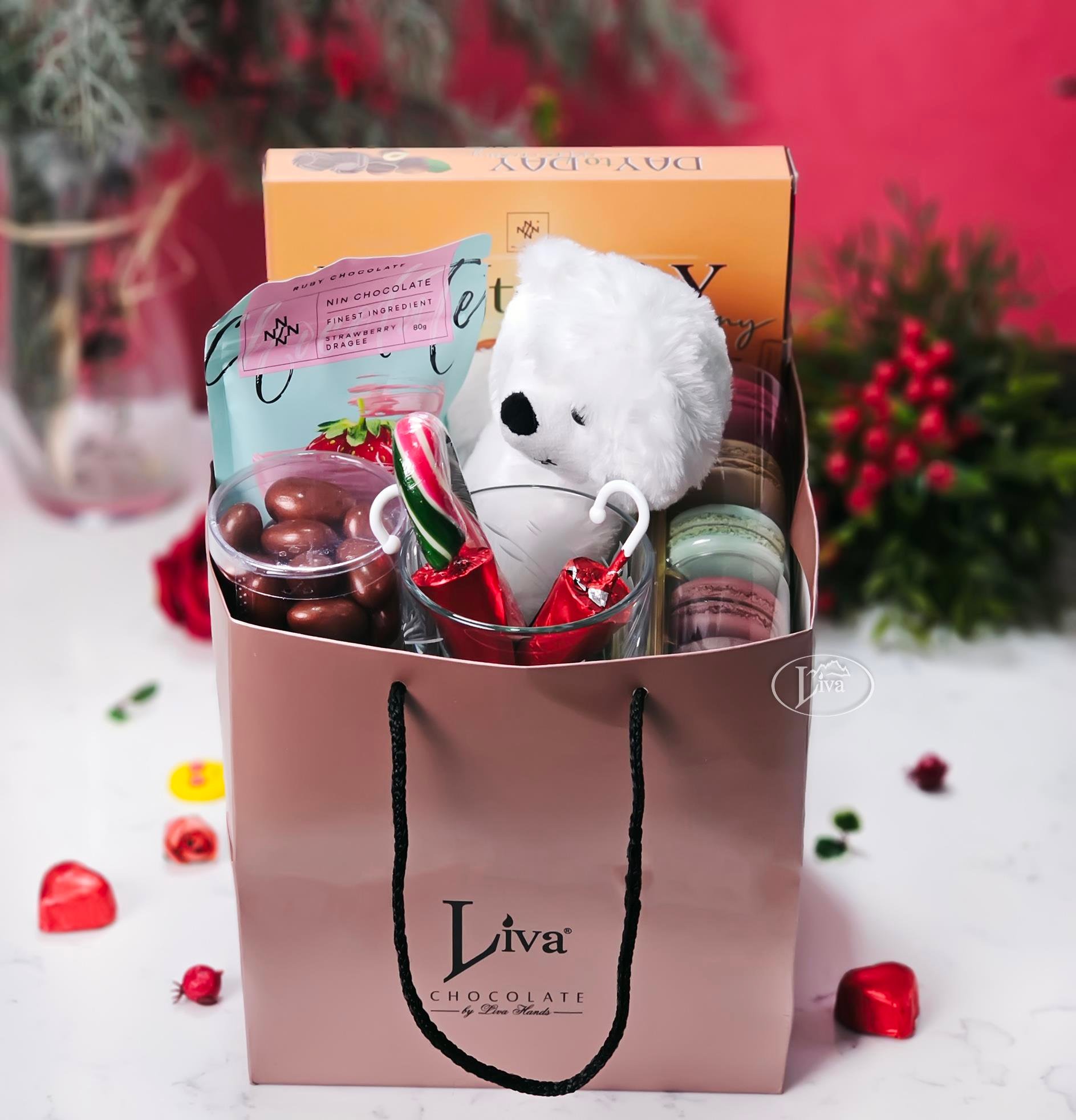 Ayıcık Aşkım Sevgililer Günü Hediye Çantası