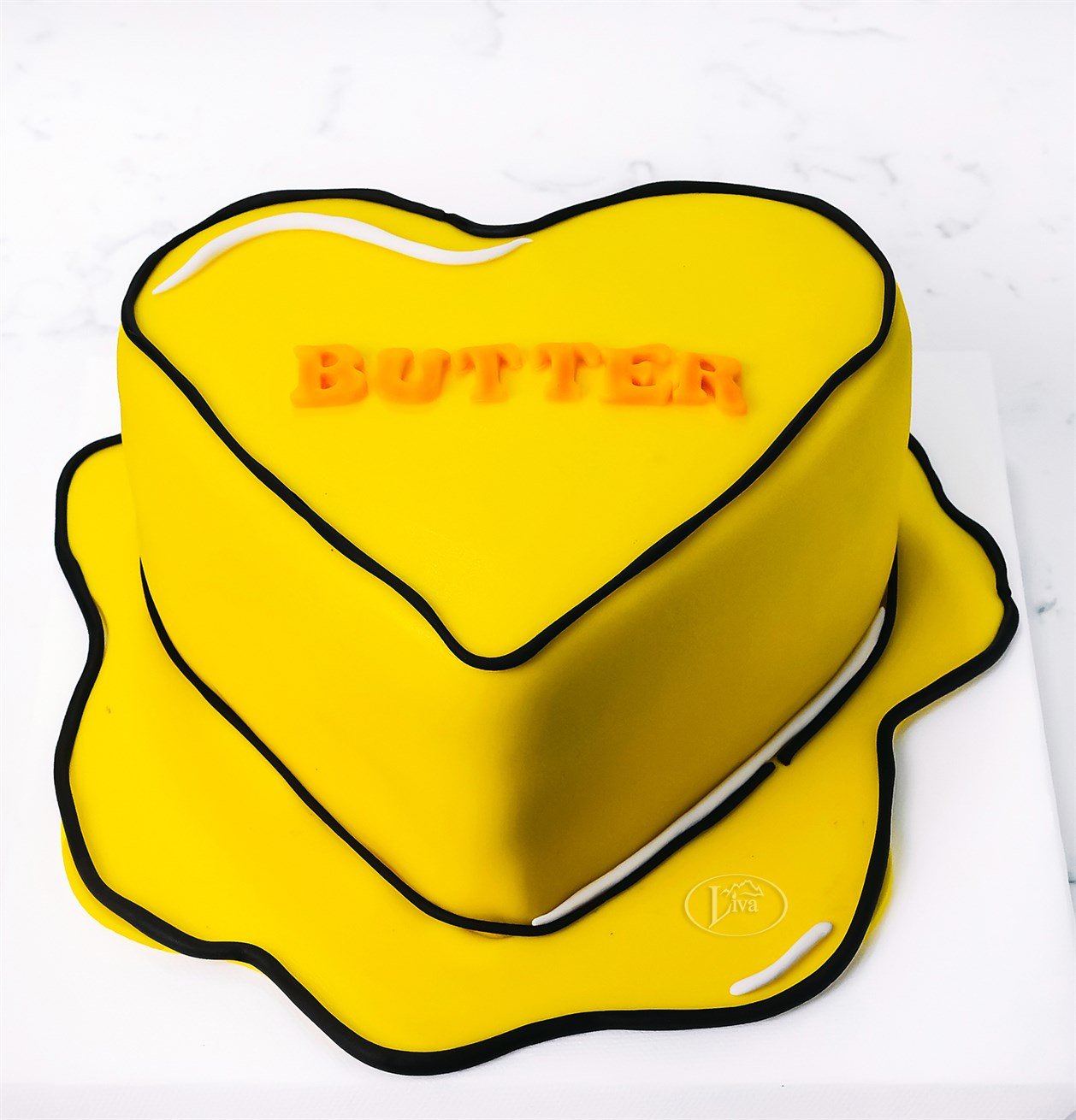 Butter Karikatür Pasta