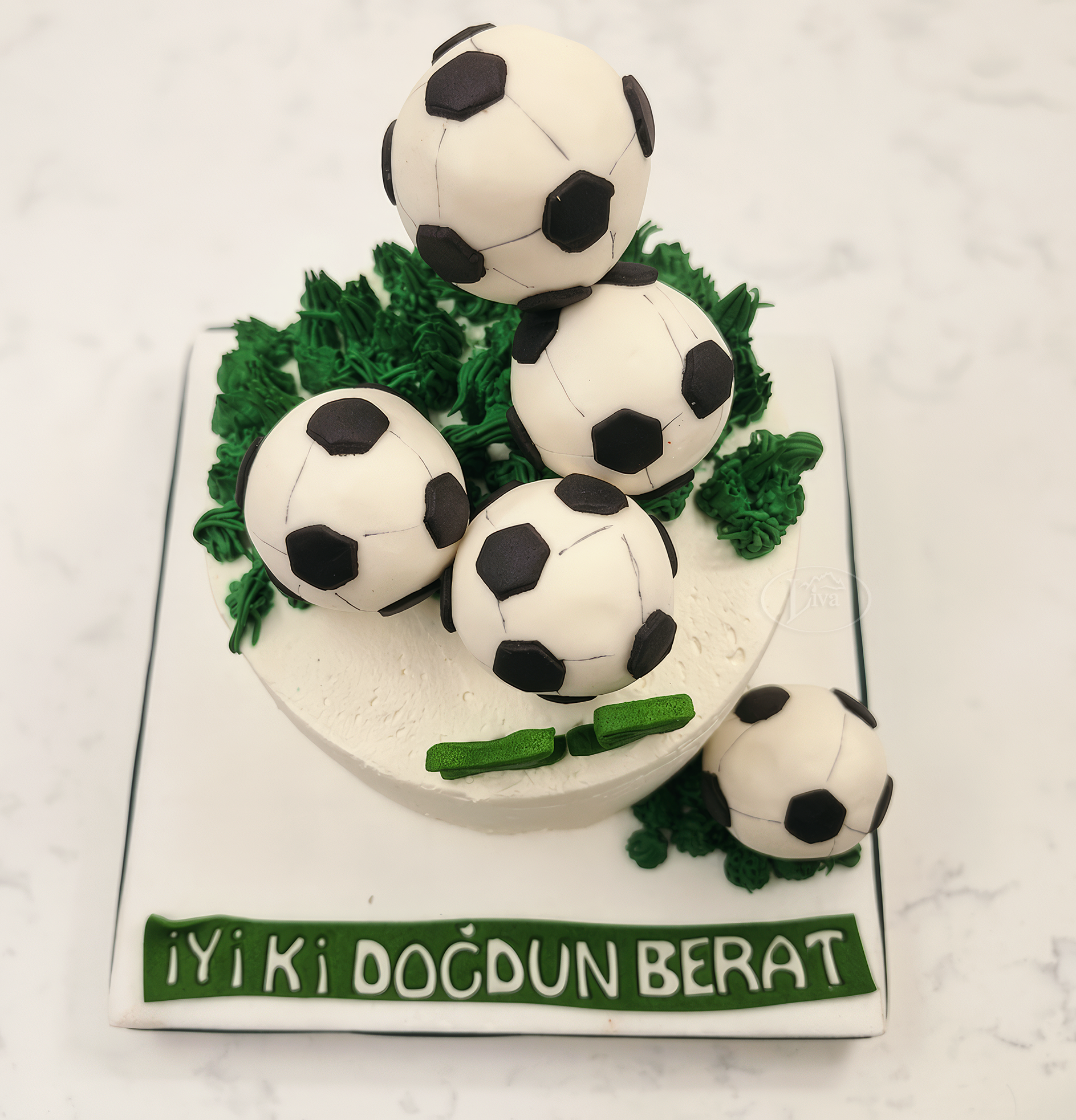 Futbol Topu Şenlik Özel Pasta