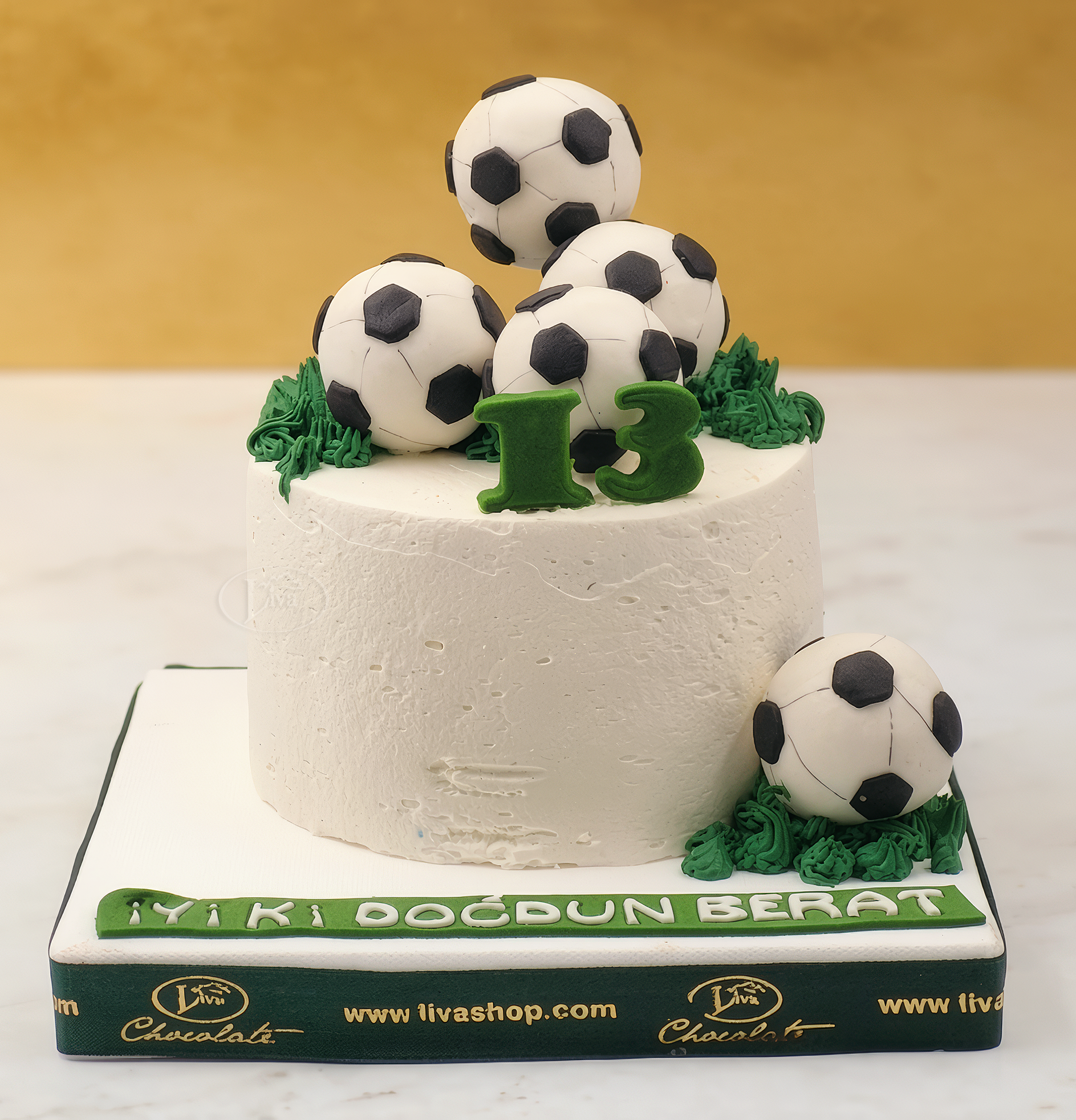 Futbol Topu Şenlik Özel Pasta