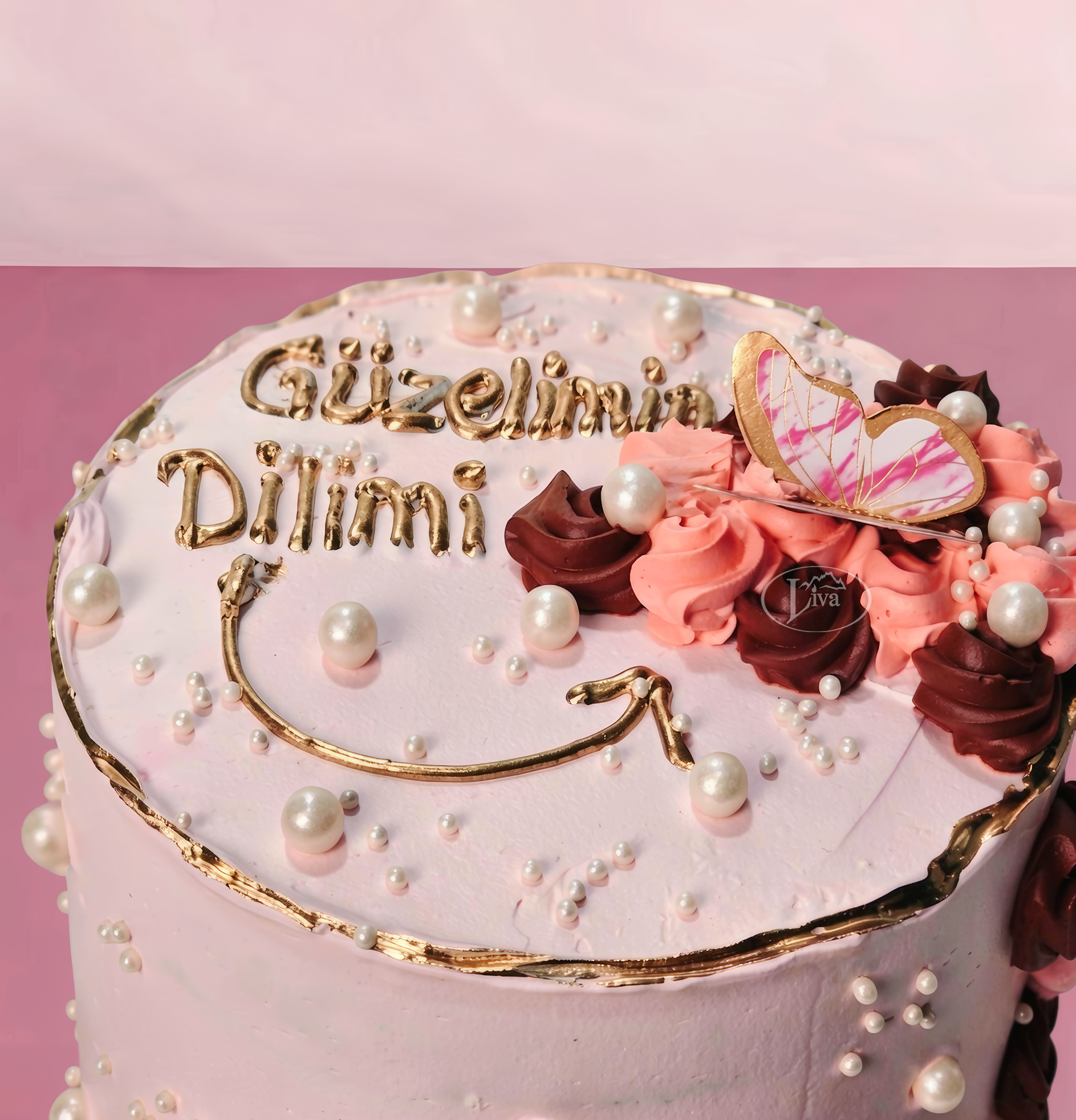 Güzelimin Dilimi Yazılı Pasta