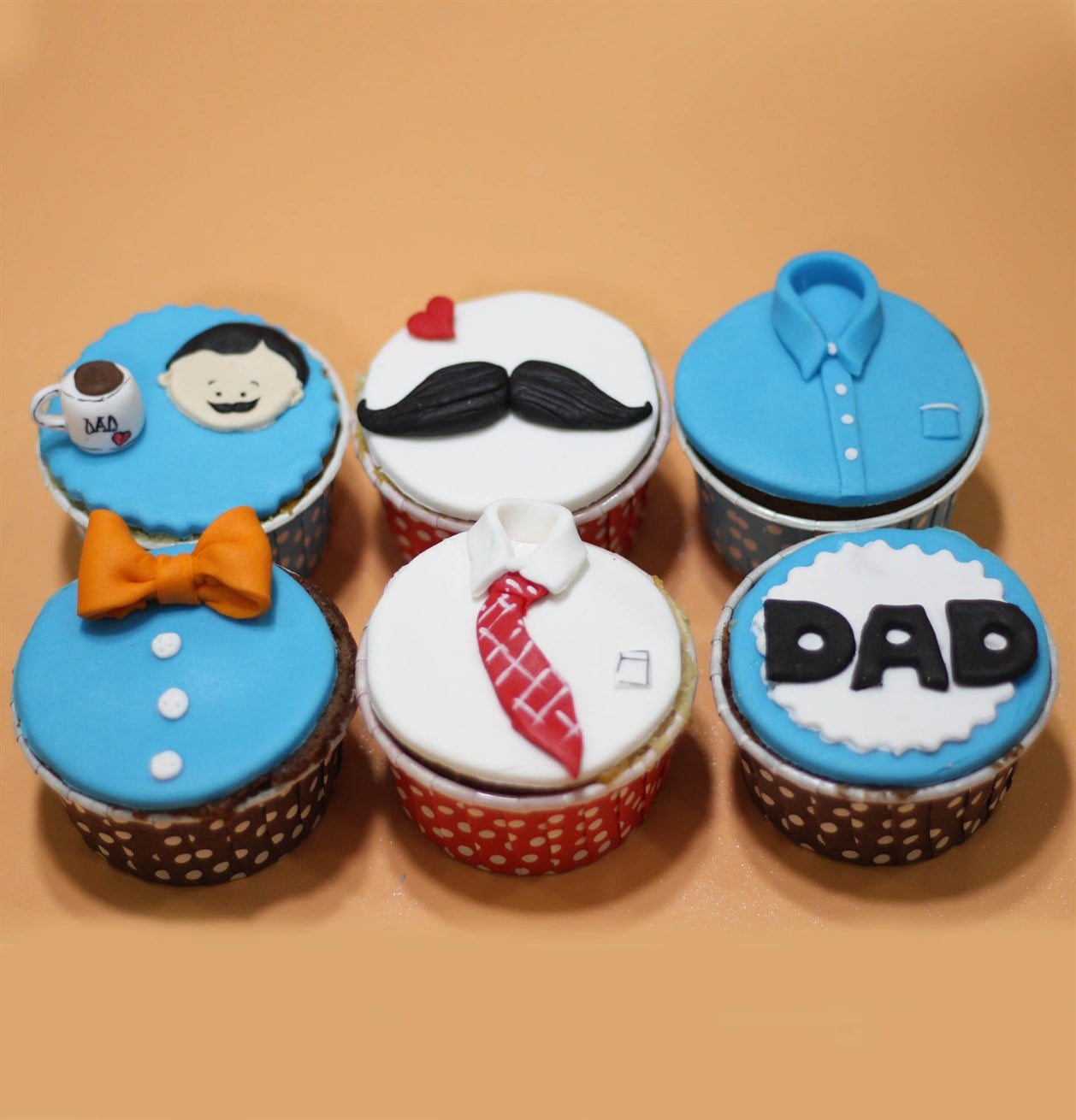Liva Babalar Günü 6'lı Cup Cake