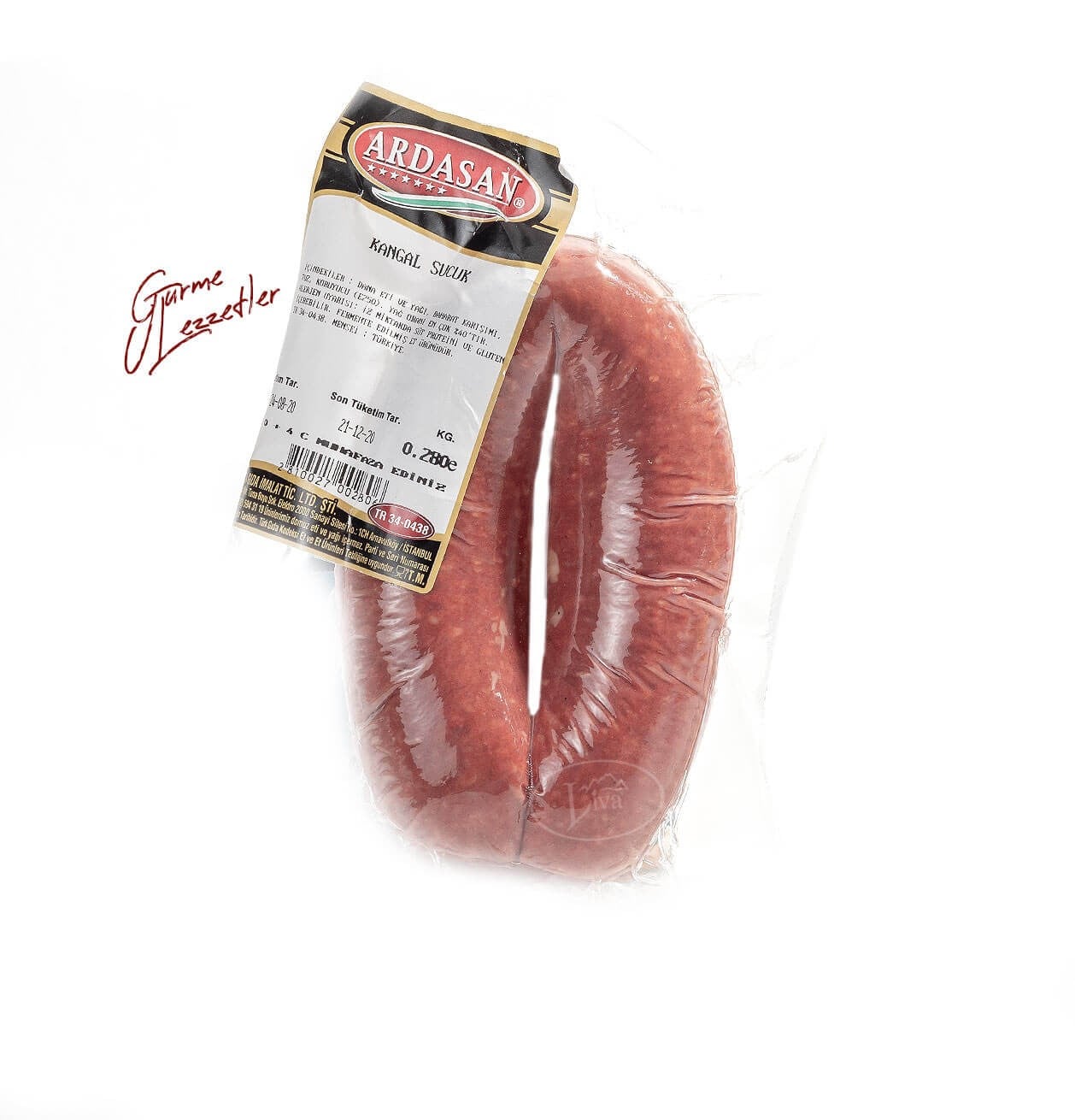 Liva Gurme Dana Fermente Kangal Sucuk 280 Gr
