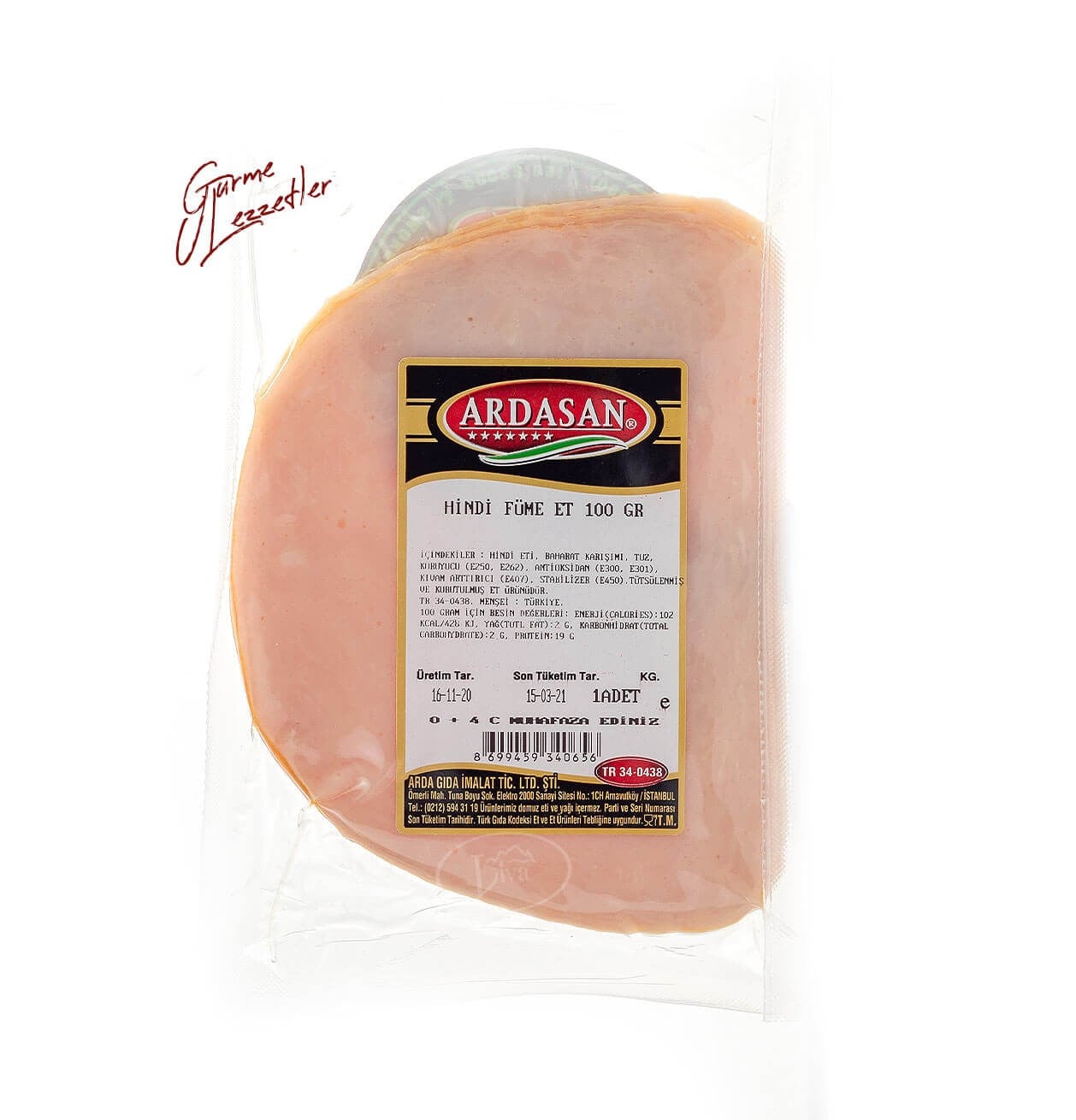 Liva Gurme Hindi Füme Et 100 Gr