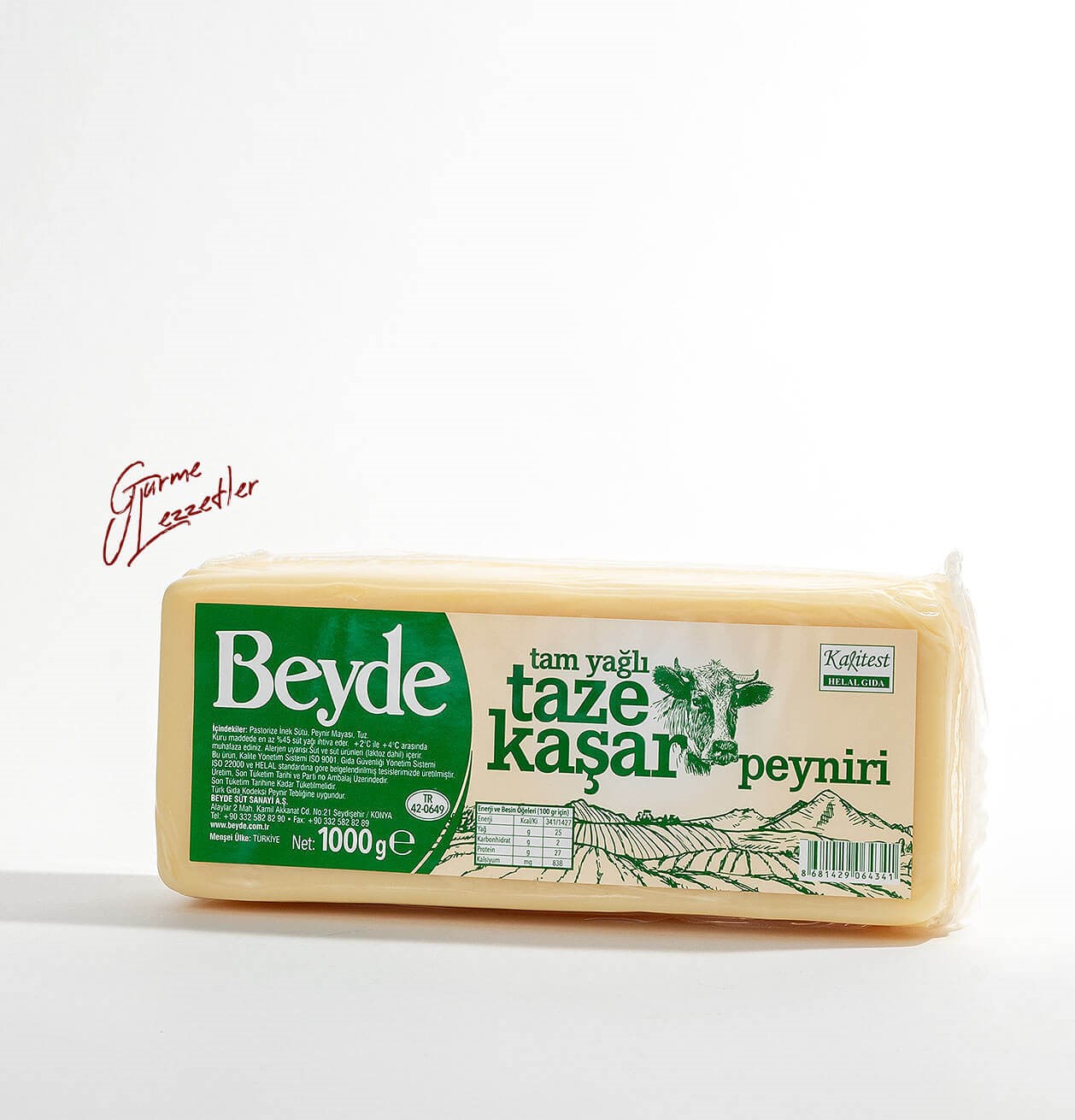 Liva Gurme Kaşar Peynir 1000 Gr