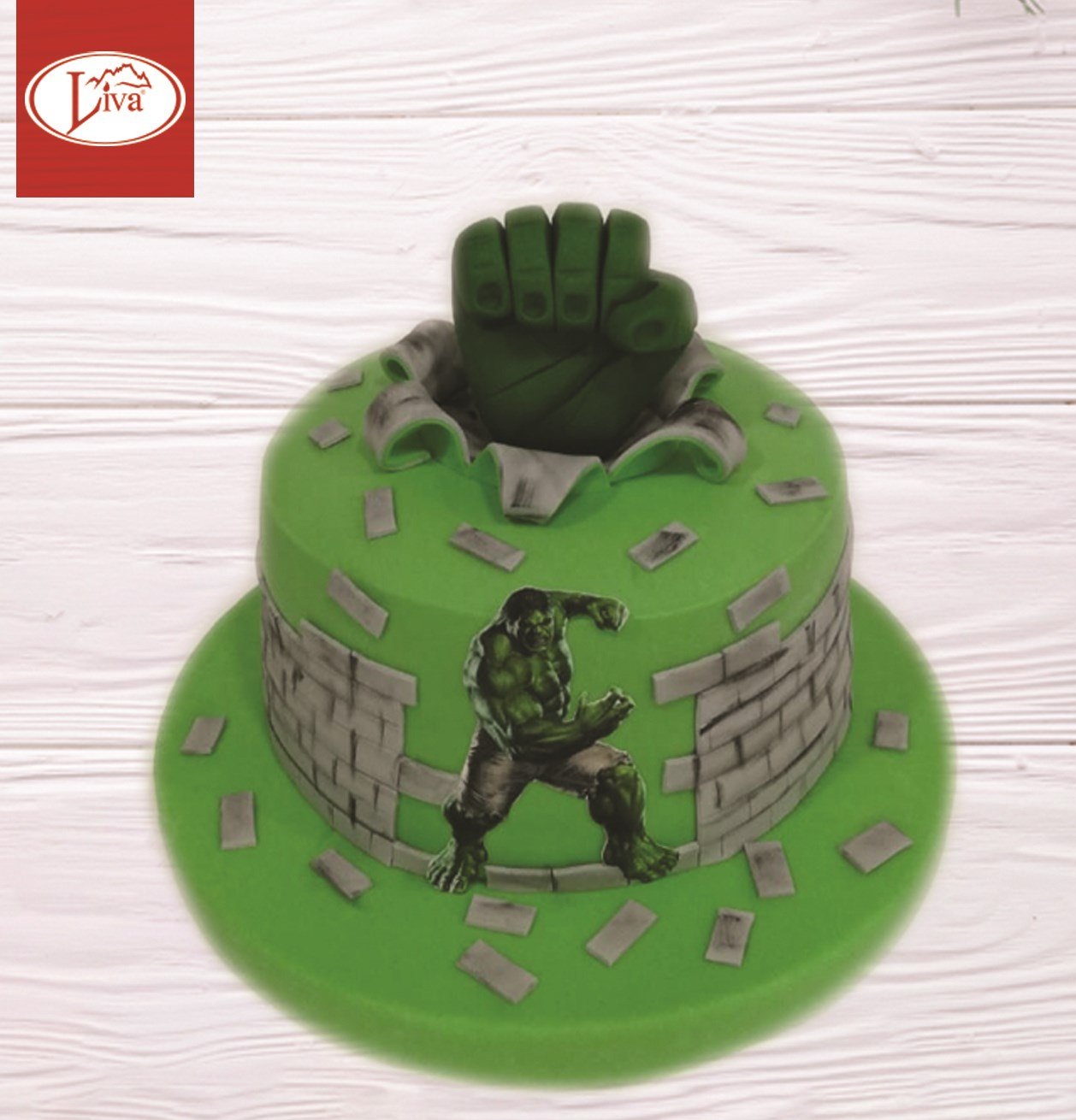 Liva Hulk Yeşil Dev Özel Pasta