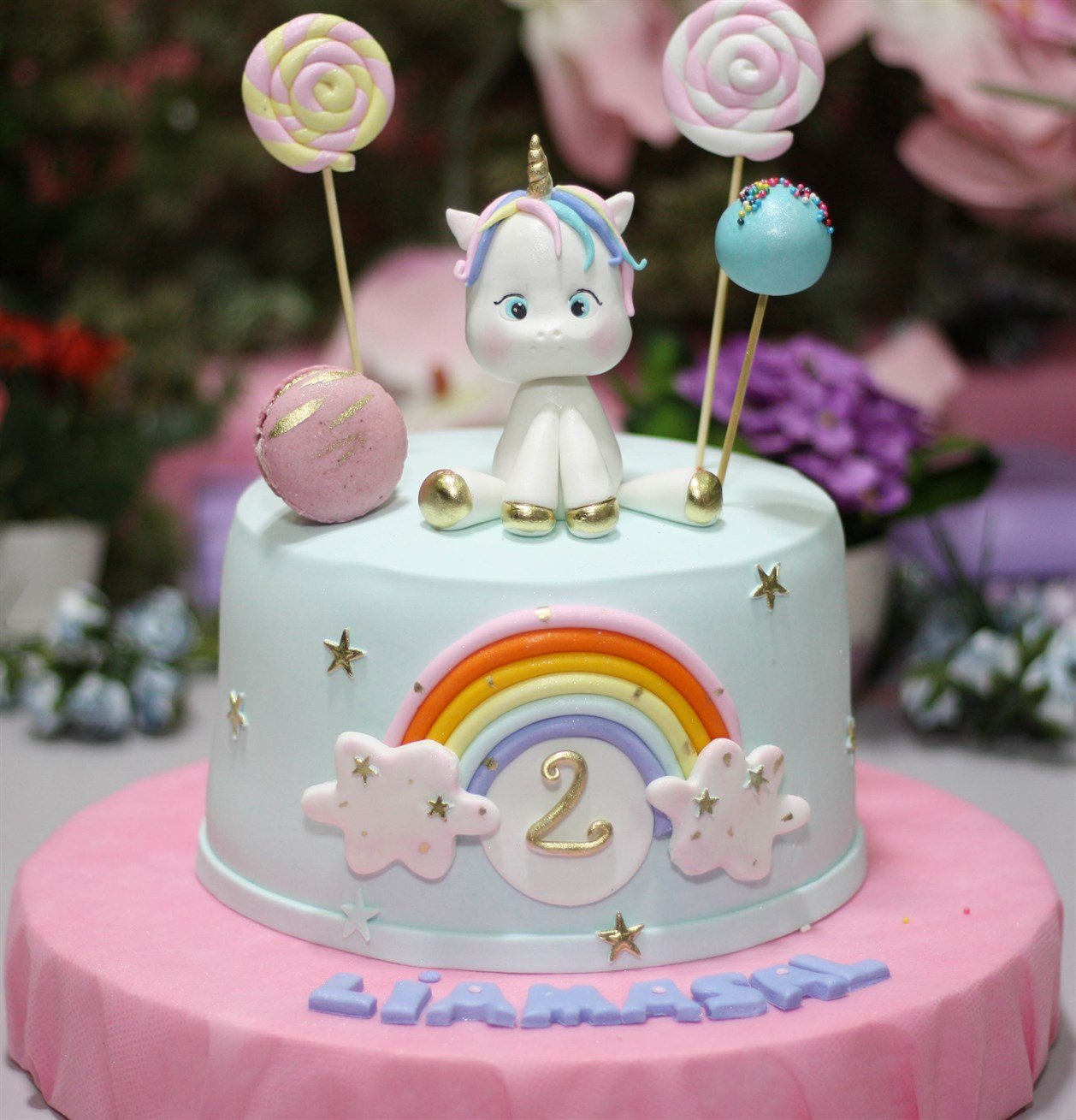 Liva Minik Unicorn Özel Pasta