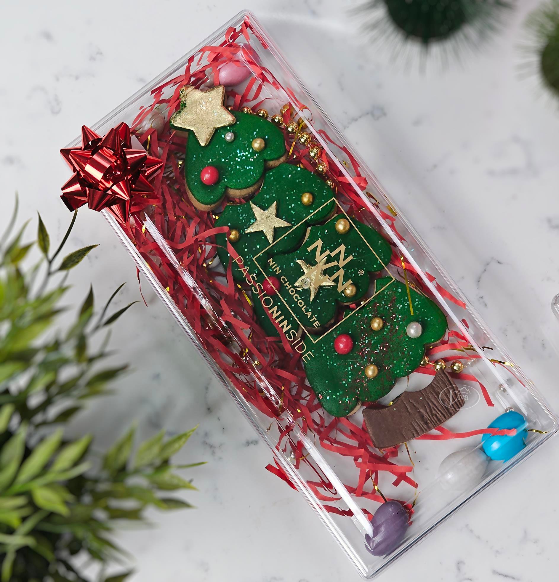 Liva Yılbaşı Çam Ağacı Kurabiye Paket