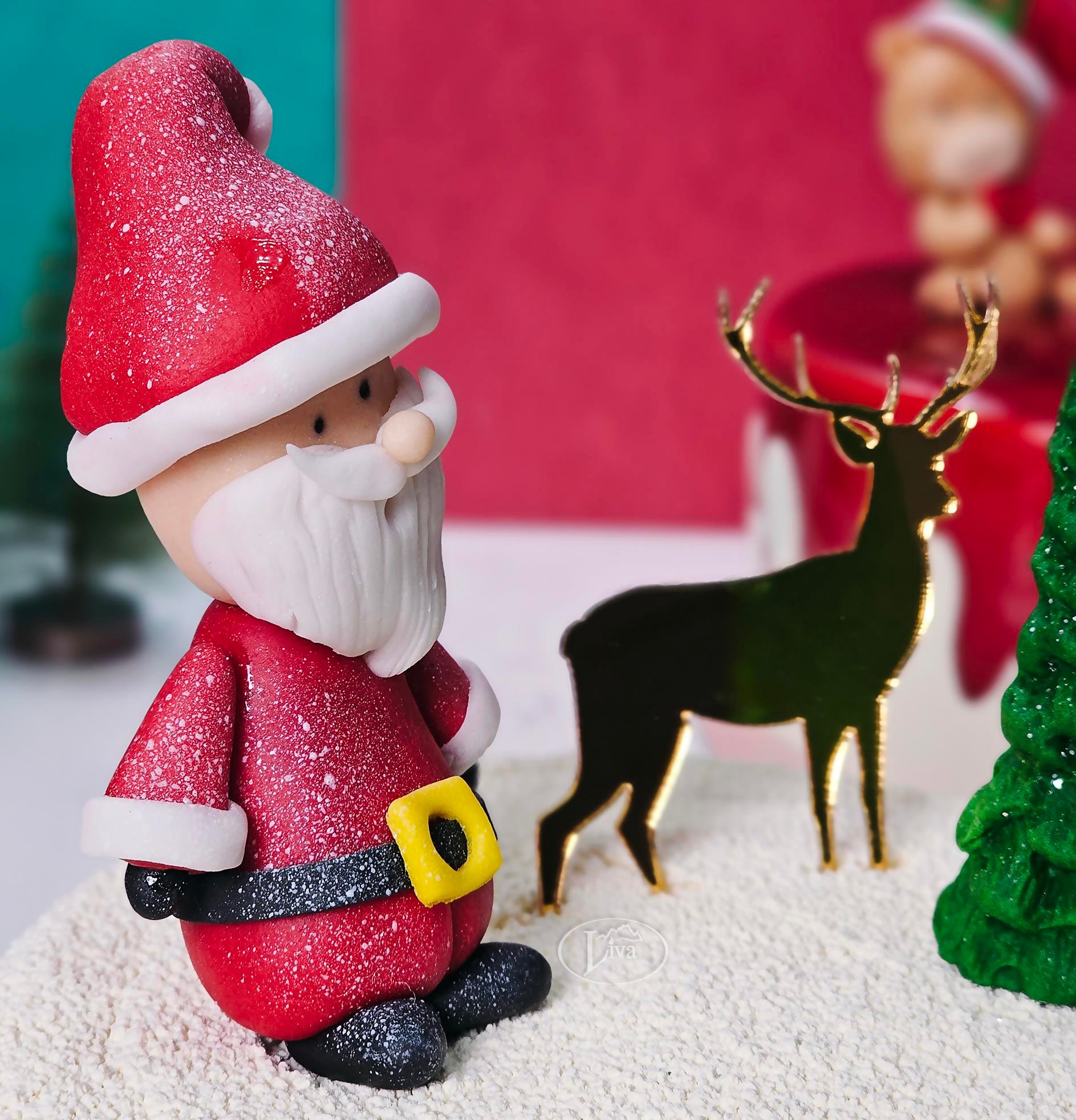 Liva Yılbaşı Noel Baba Ormanda Özel Pasta
