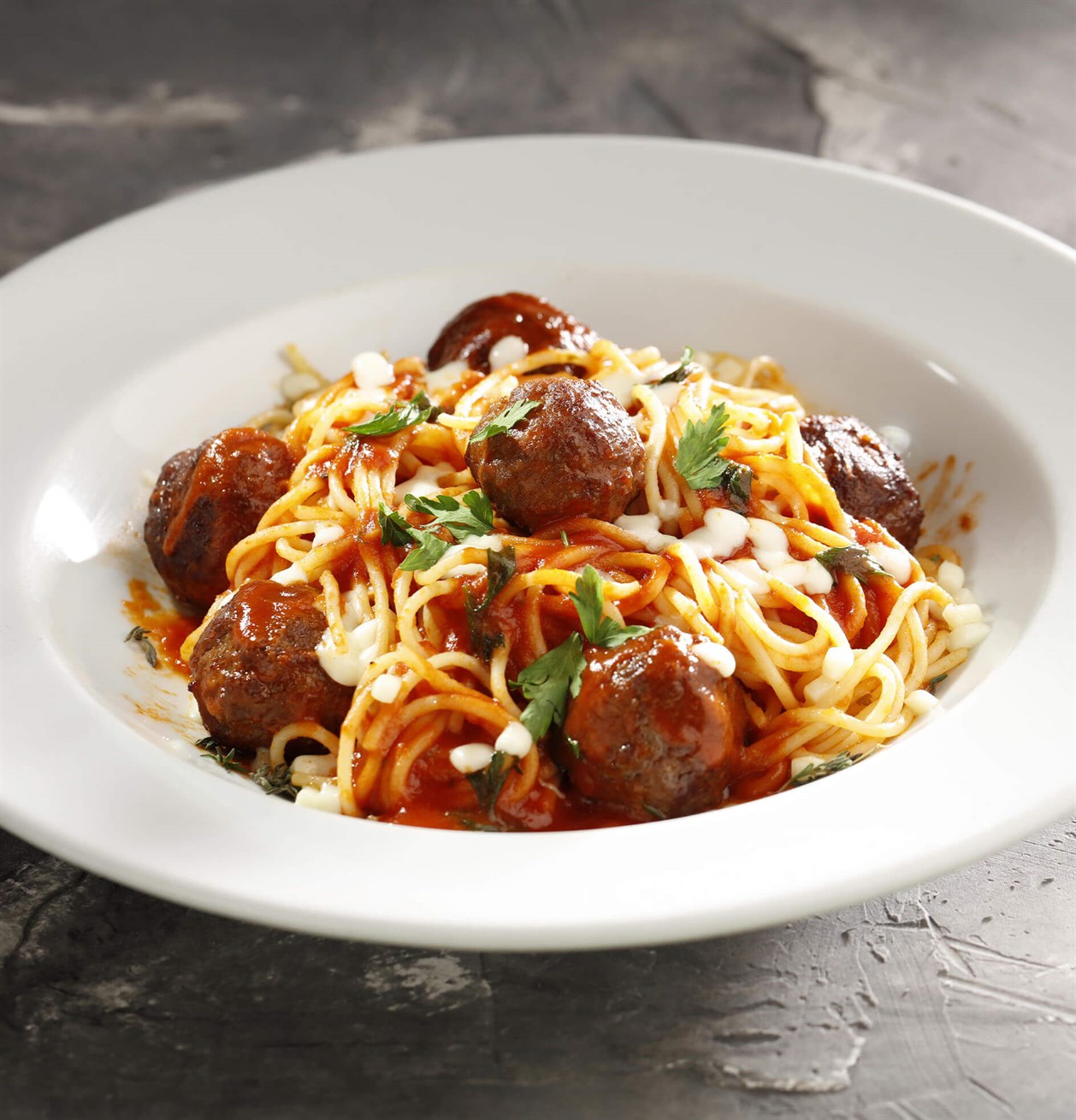 Misket Köfteli Spaghetti